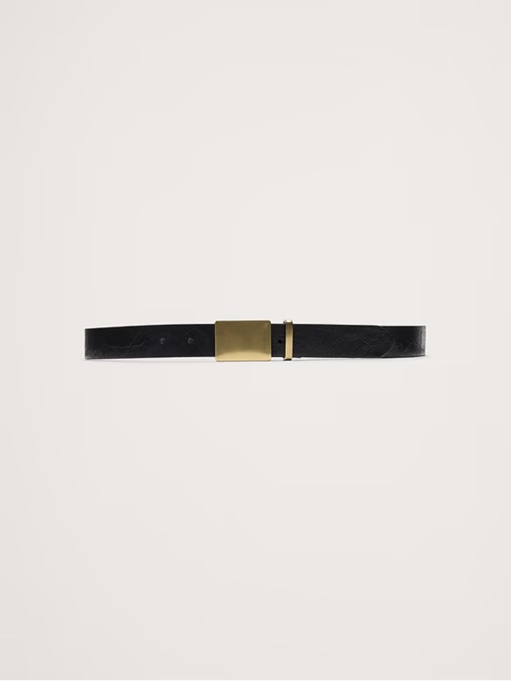 NWT Banana Republic women’s LEATHER SOLID-BUCKLE BELT sz S